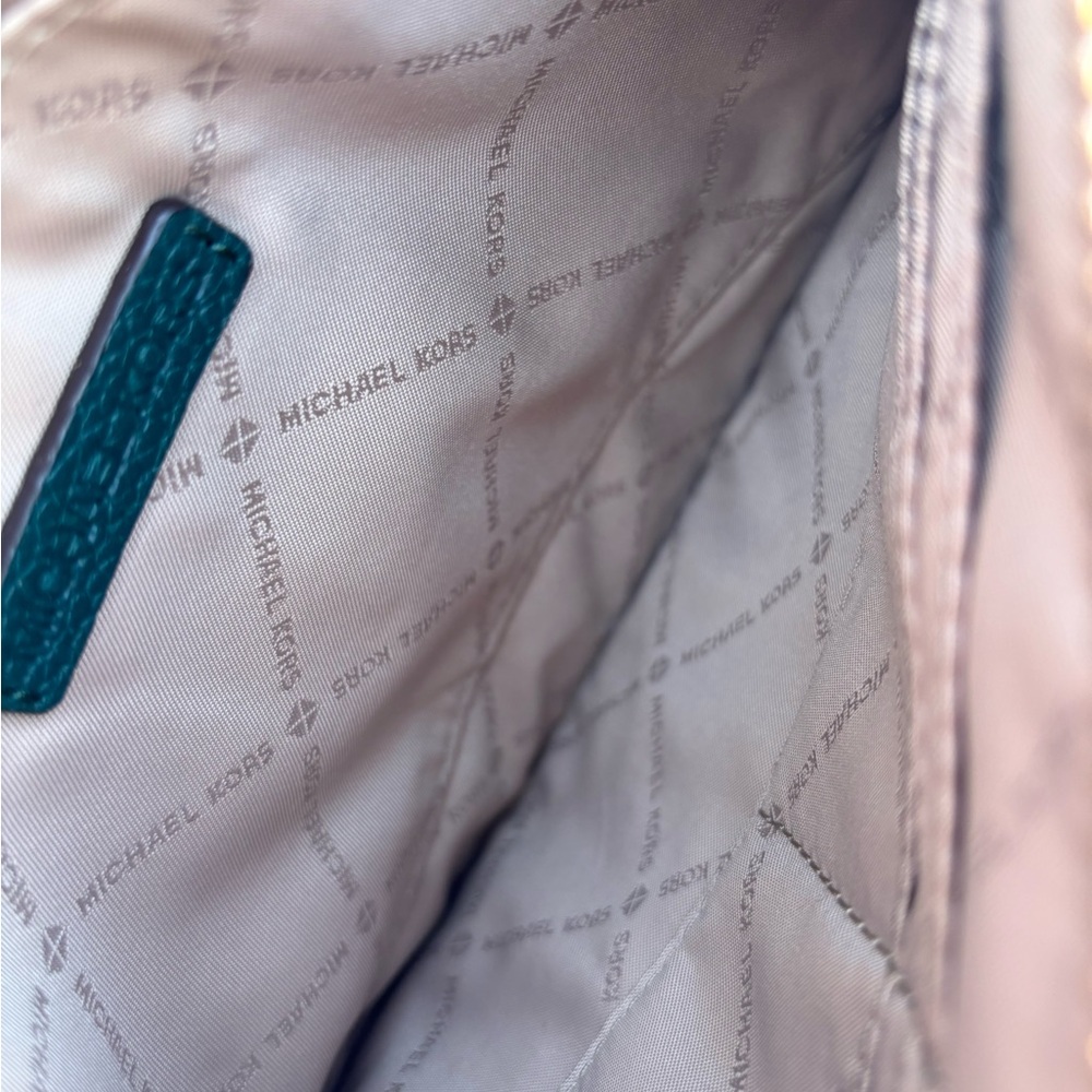 Michael Kors Teal Studded Wristlet - Picture 8 of 9